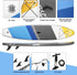 10/11ft Inflatable Stand Up Paddle Board,Durable Lightweight Touring SUP Accessories,