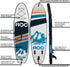 Roc Inflatable Stand Up Paddle Boards with Premium SUP Paddle Board Accessories