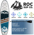 Roc Inflatable Stand Up Paddle Boards with Premium SUP Paddle Board Accessories