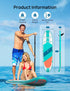 EVAJOY Paddle Boards, 10'10''x32''x6'' Inflatable Stand Up Paddle Board SUP for All Skill Levels