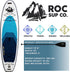 Roc Inflatable Stand Up Paddle Boards with Premium SUP Paddle Board Accessories