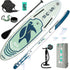 FunWater SUP Inflatable Stand Up Paddle Board Ultra-Light Inflatable Paddleboard with ISUP Accessories,