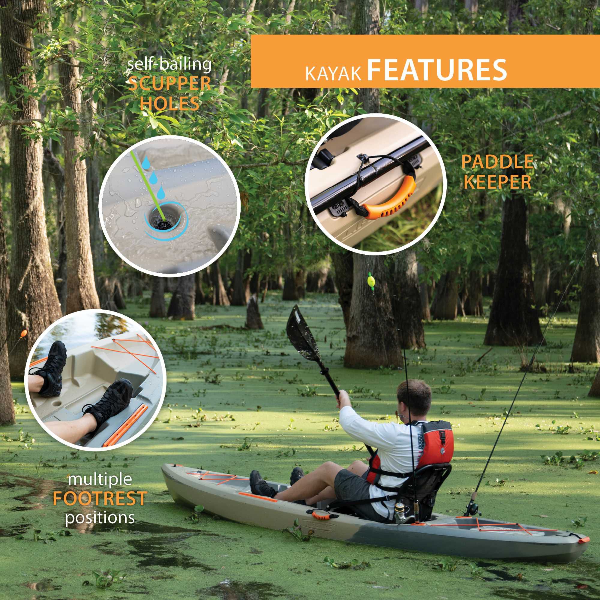 Lifetime Teton 100 Angler Kayak