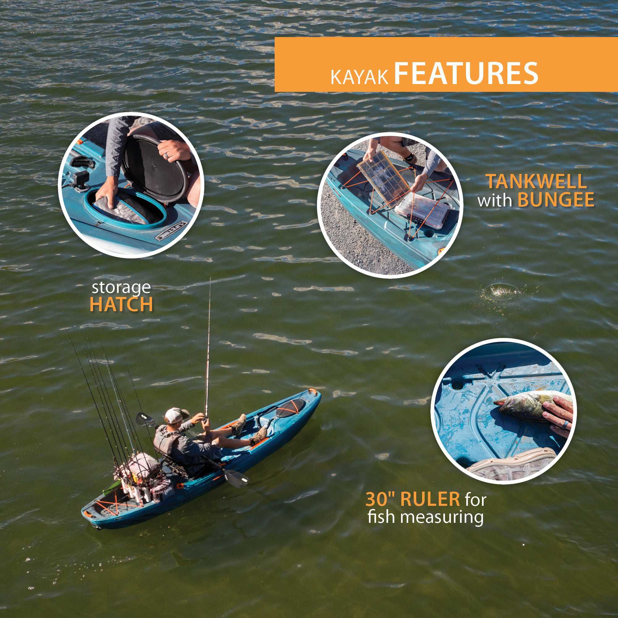 Lifetime Teton Pro 116 Angler Kayak