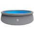 LLZH Inflatable Swimming Pool 13ft Full-Sized Quick Set Ring Family Above Ground